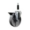 Service Caster 5'' Semi Steel Swivel 7/8'' Expanding Stem Caster with Brake SCC-EX20S515-SSR-PLB-78 - alternate 1